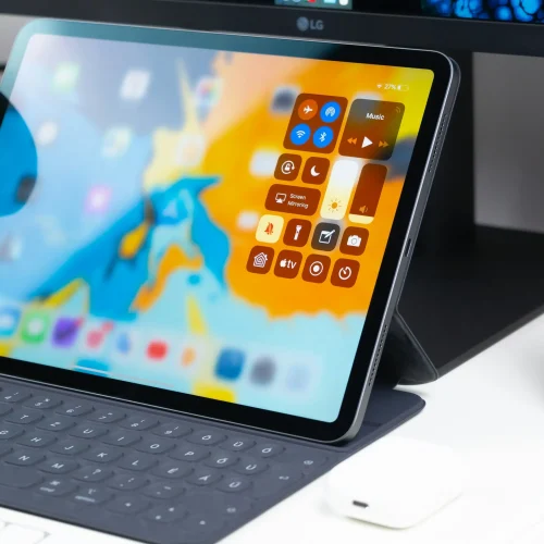 iPad with keyboard